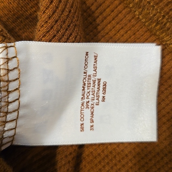 BLAKE SHELTON X LANDS' END THERMAL KNIT HENLEY. SIZE MEDIUM TALL.38-40. - Picture 4 of 6